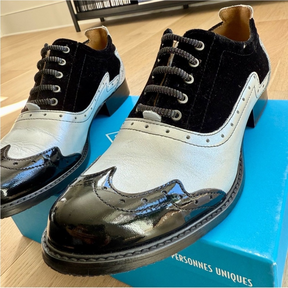 John Fluevog Biblio Cole Lace-up Wingtip Brogues Size 9.5 - Picture 7 of 13